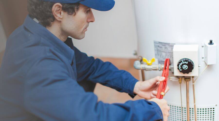 Professional water heater repair in Dewey, OK